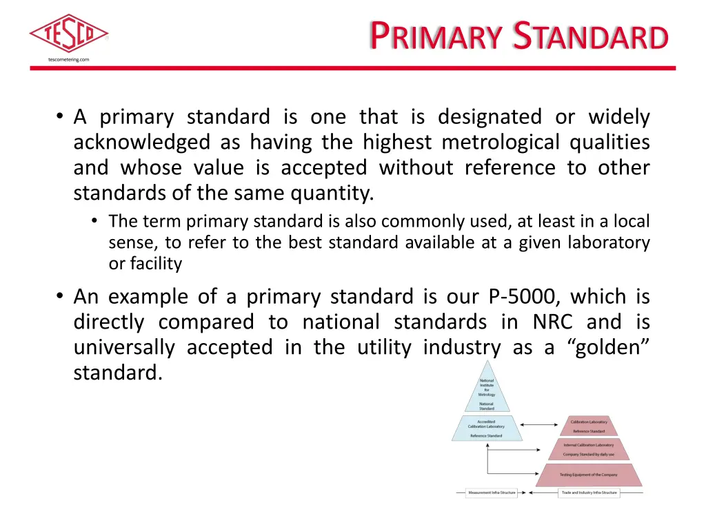 p rimary s tandard