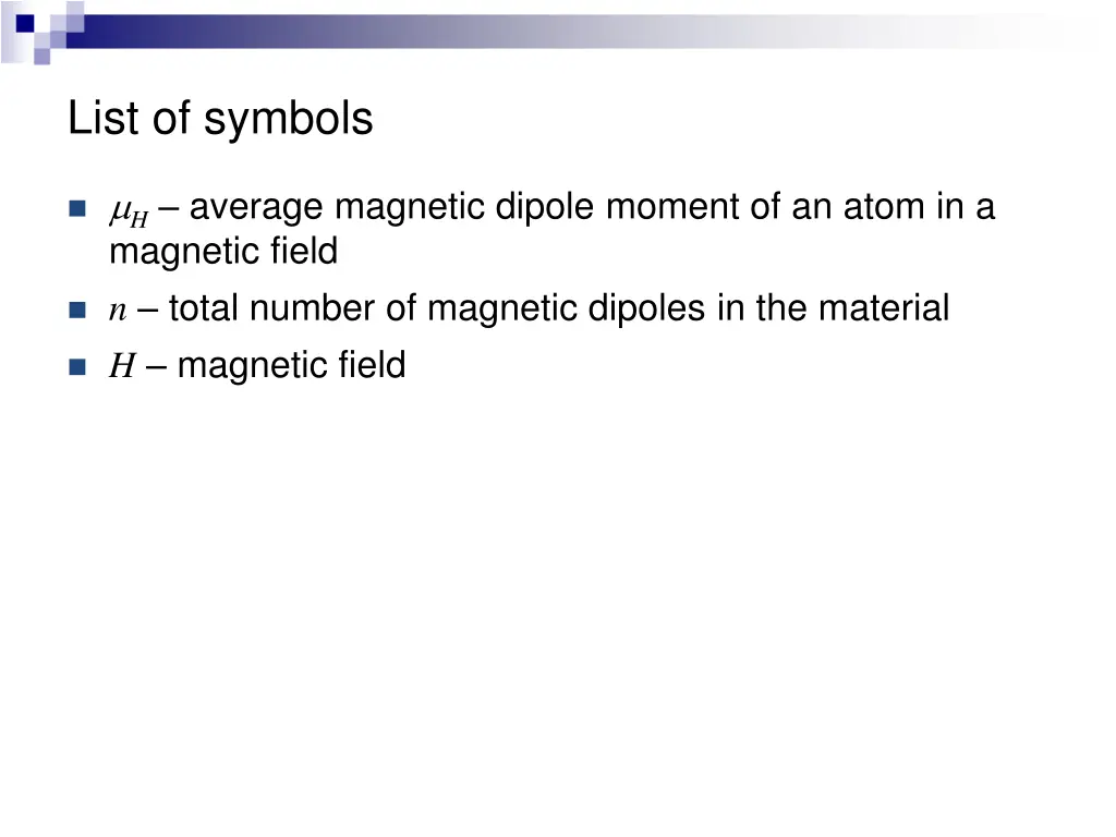 list of symbols 2