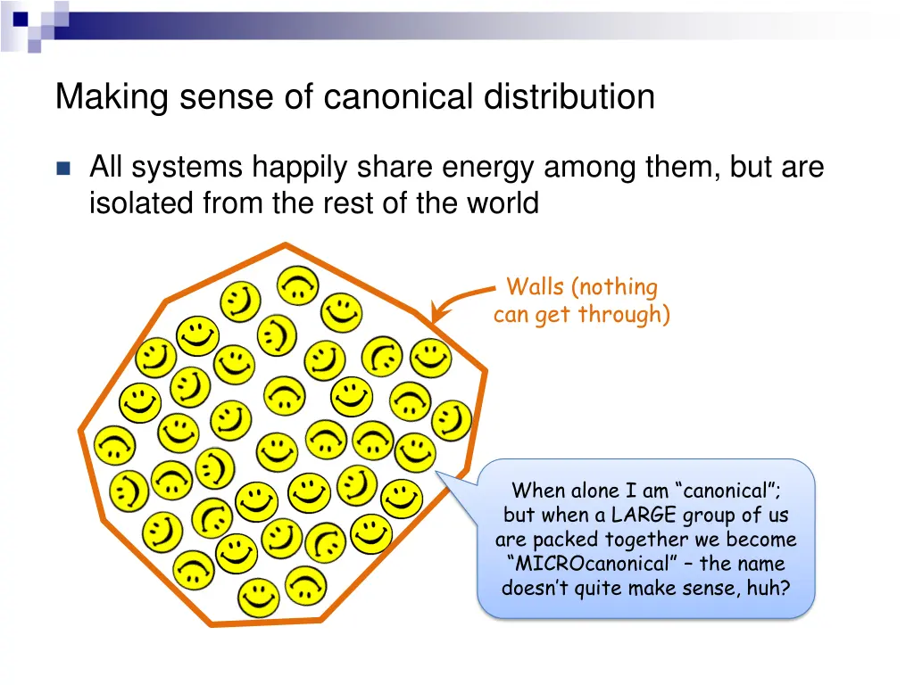 making sense of canonical distribution 2