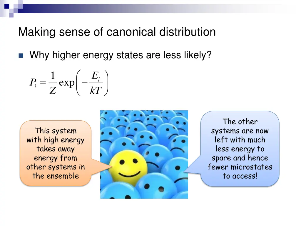 making sense of canonical distribution 7