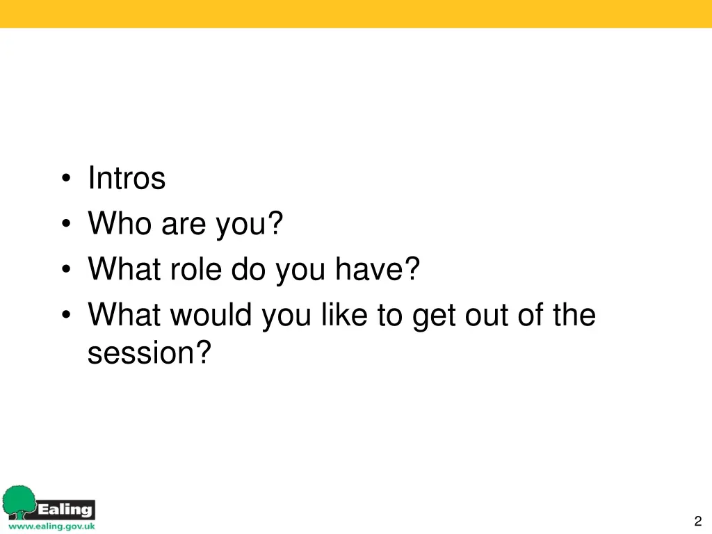 intros who are you what role do you have what