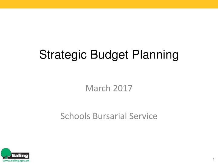 strategic budget planning