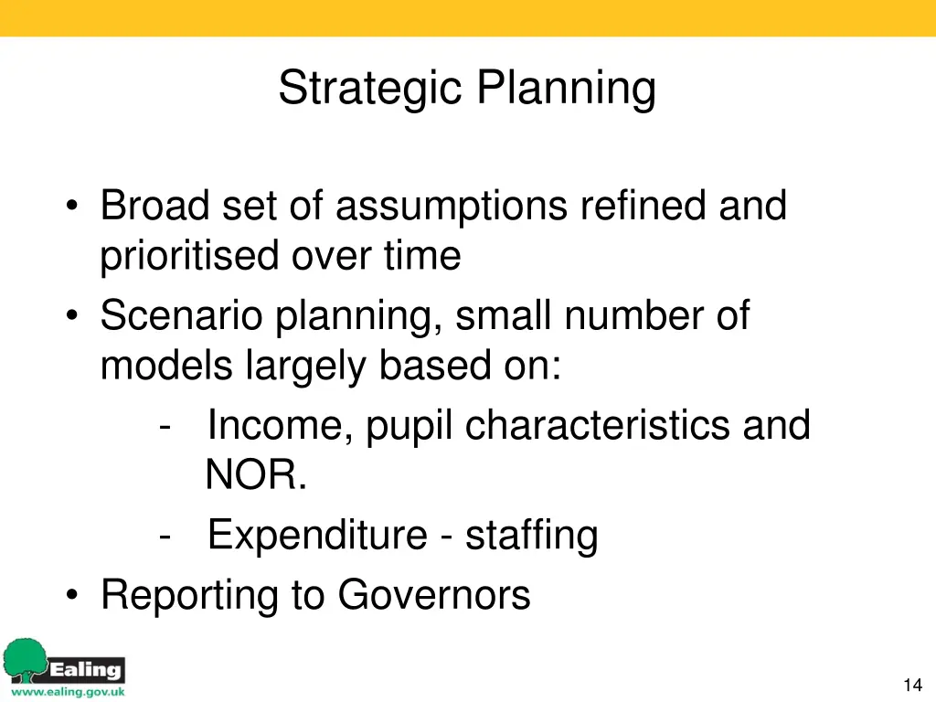 strategic planning