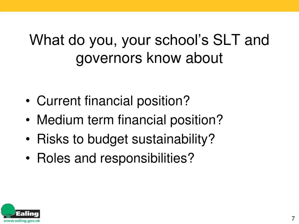 what do you your school s slt and governors know