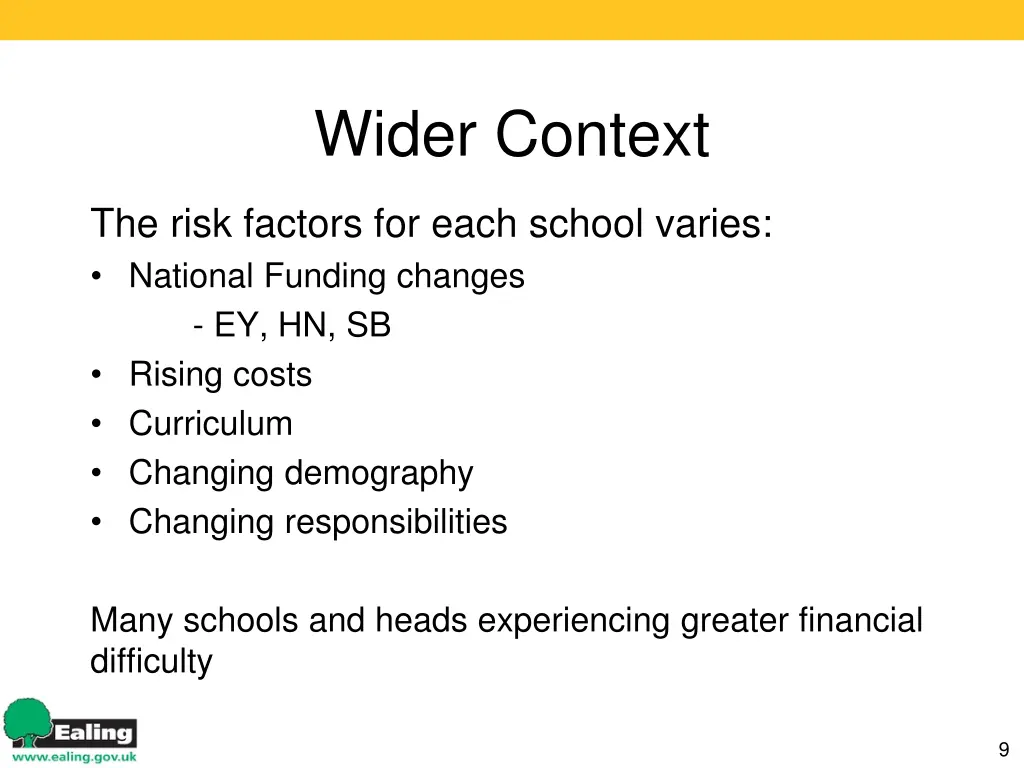 wider context
