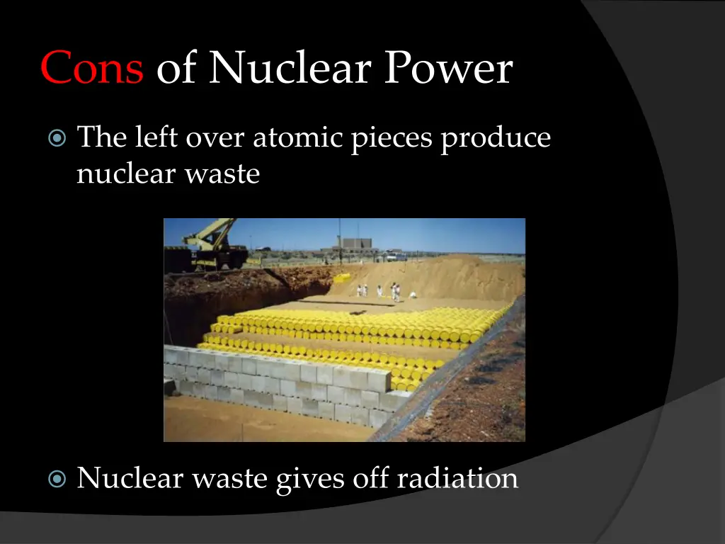 cons of nuclear power 1