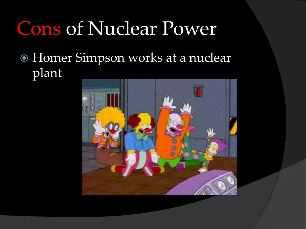 cons of nuclear power