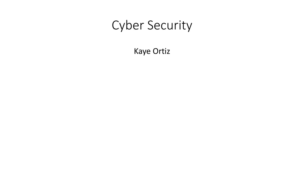 cyber security