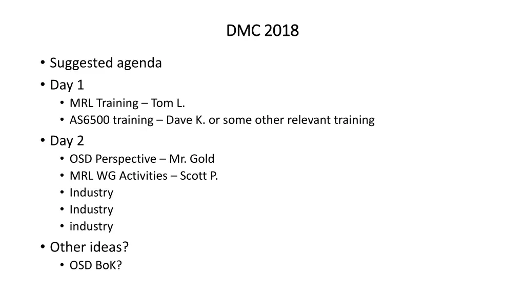 dmc 2018 dmc 2018