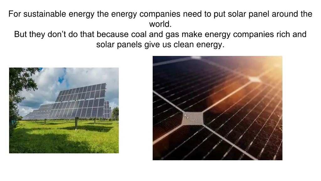 for sustainable energy the energy companies need