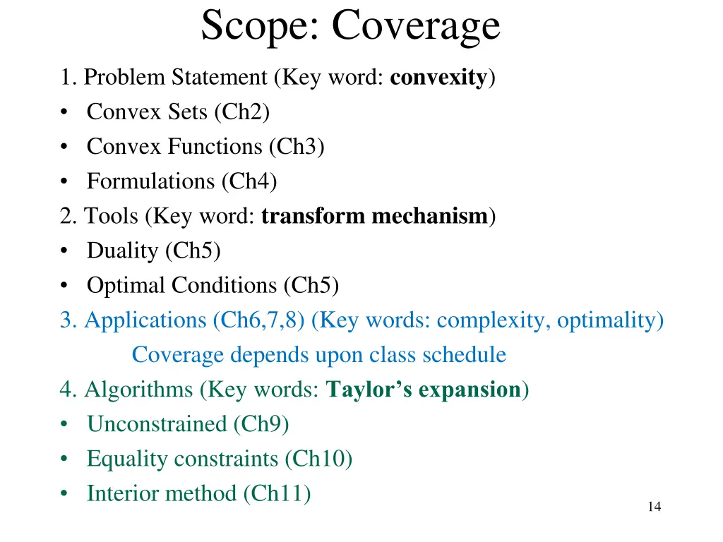 scope coverage