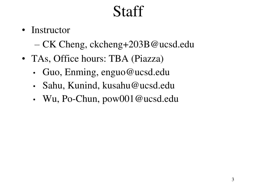 staff