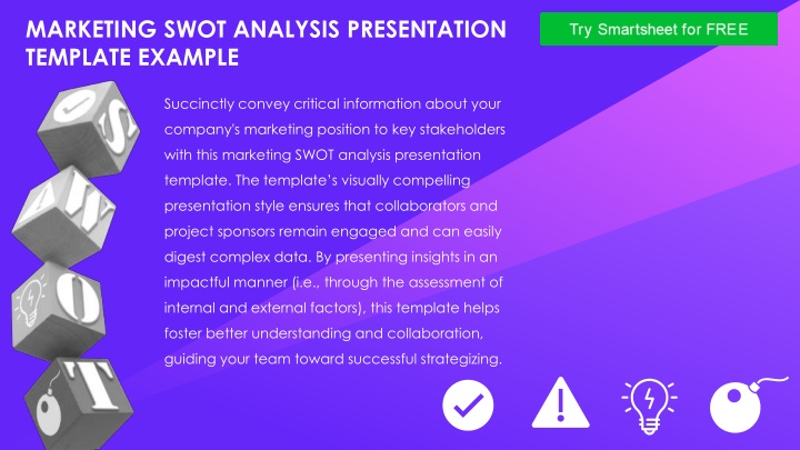 marketing swot analysis presentation template