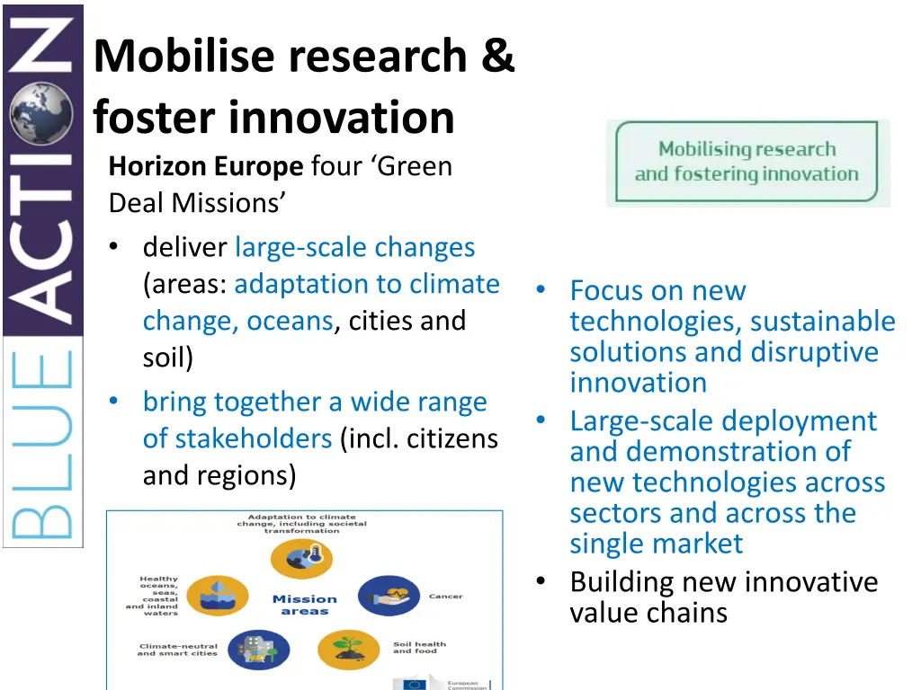 mobilise research foster innovation horizon