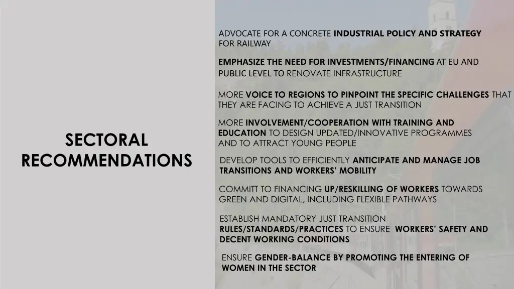 advocate for a concrete industrial policy