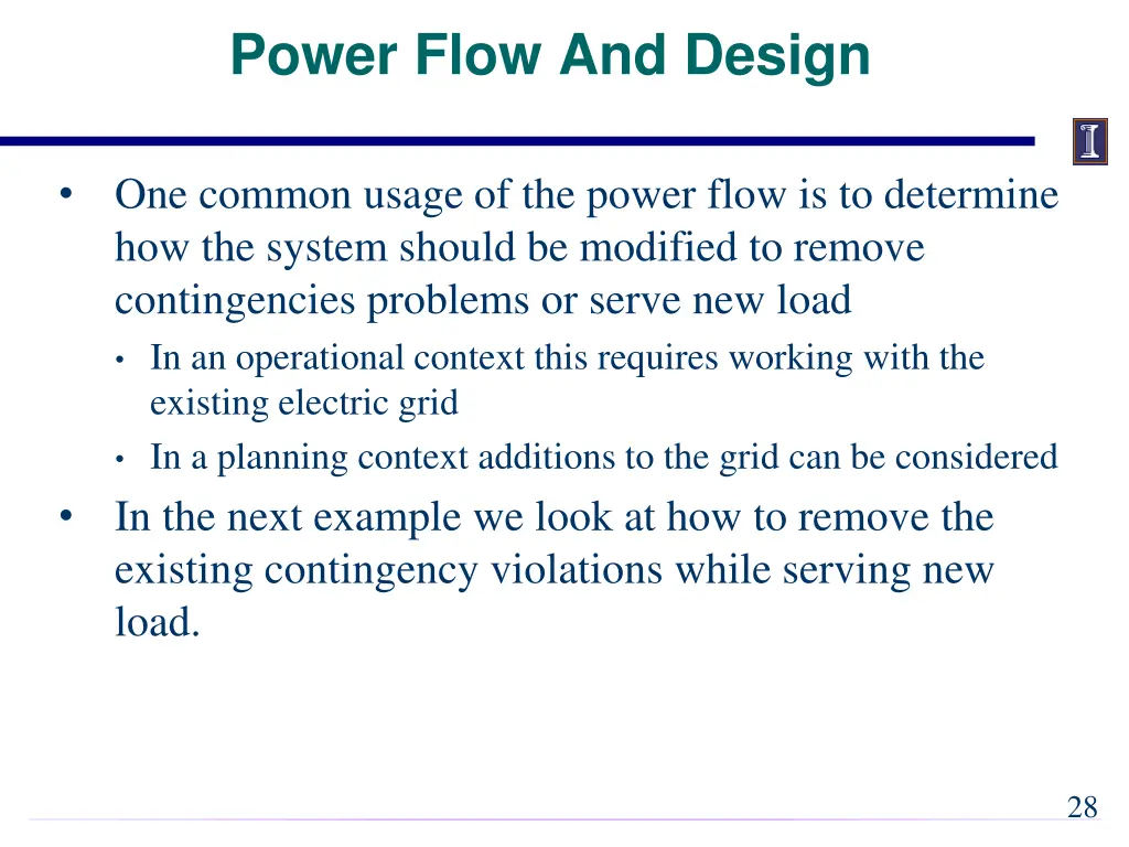 power flow and design