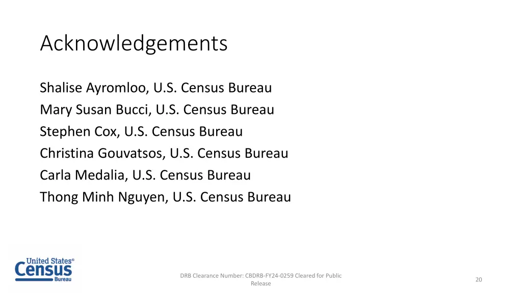 acknowledgements
