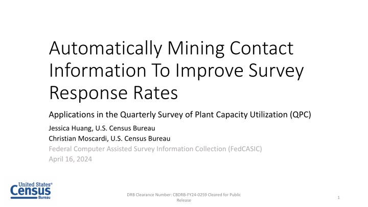 automatically mining contact information
