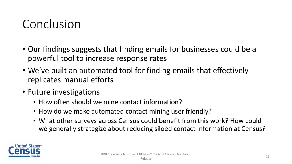 conclusion