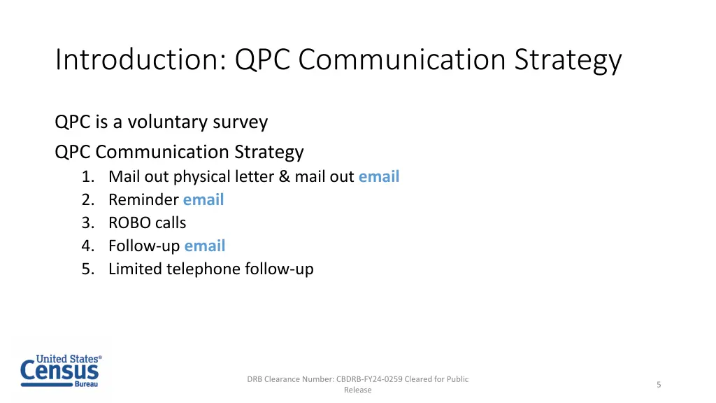 introduction qpc communication strategy