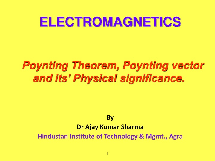 electromagnetics
