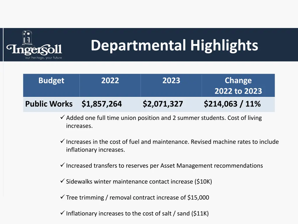 departmental highlights 10