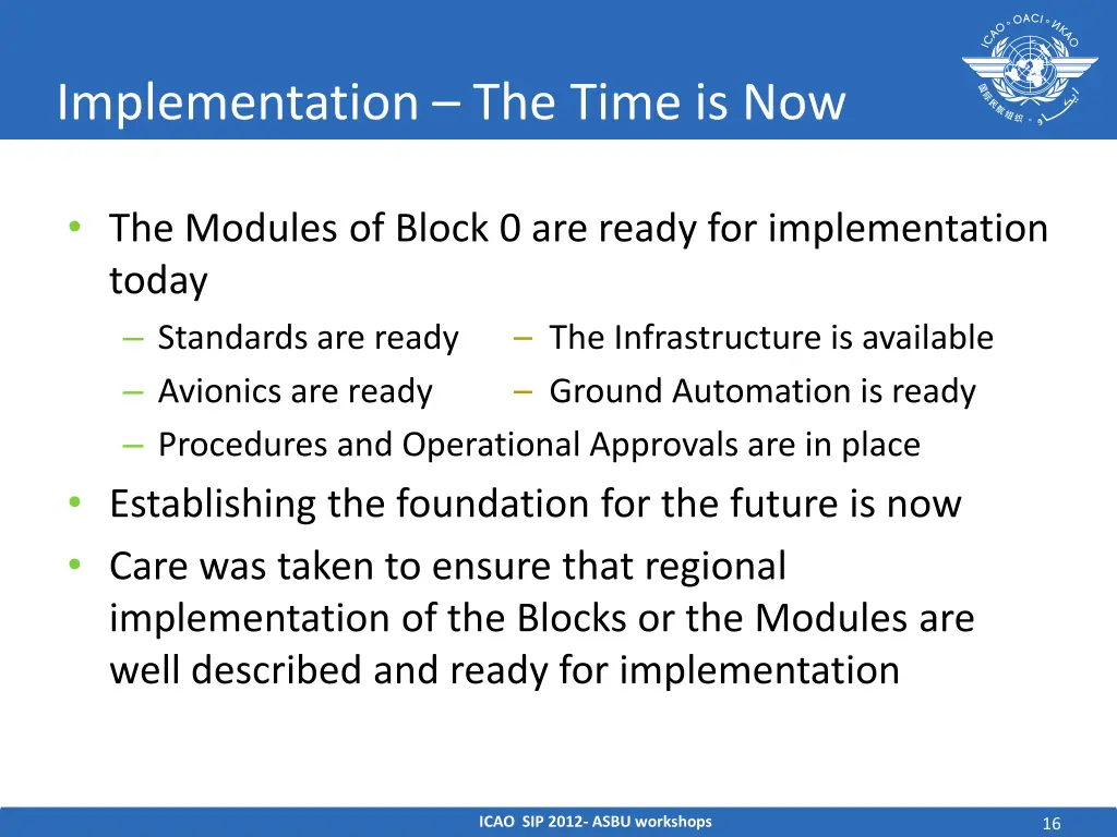 implementation the time is now