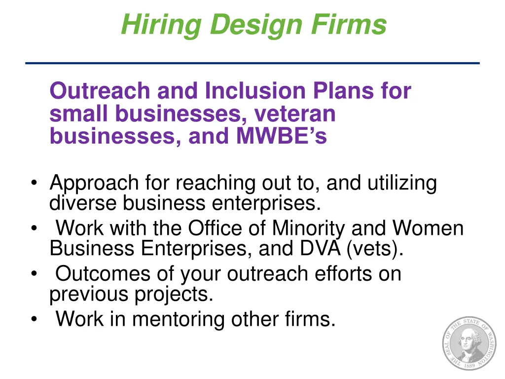 hiring design firms