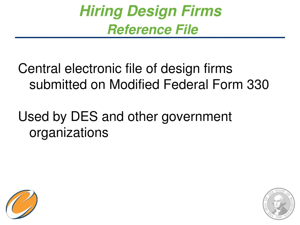 hiring design firms reference file