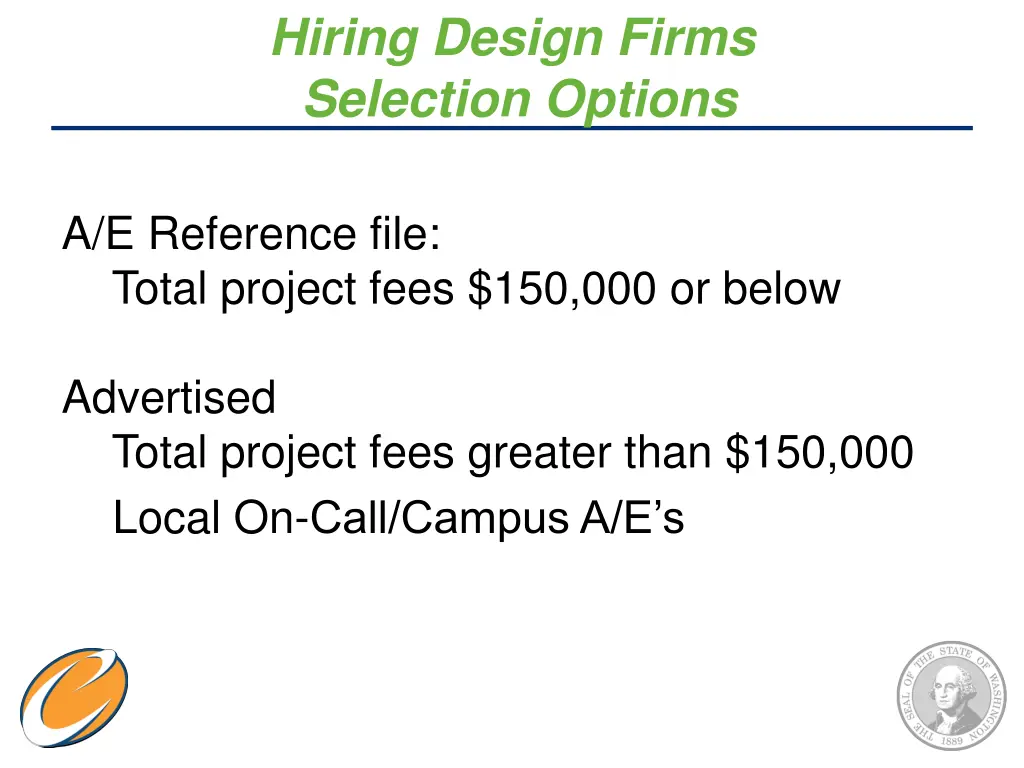 hiring design firms selection options