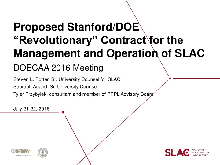 proposed stanford doe revolutionary contract