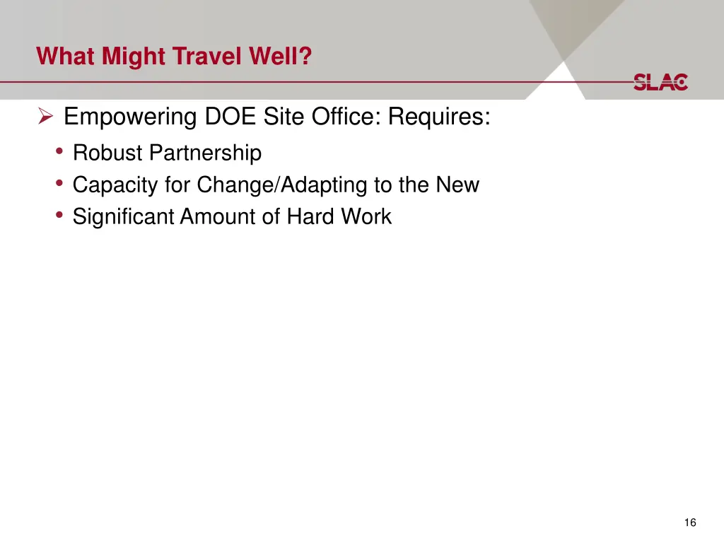 what might travel well