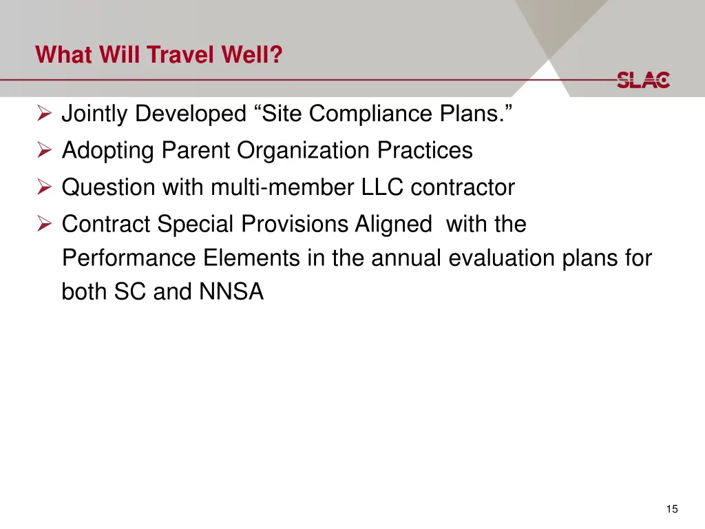 what will travel well