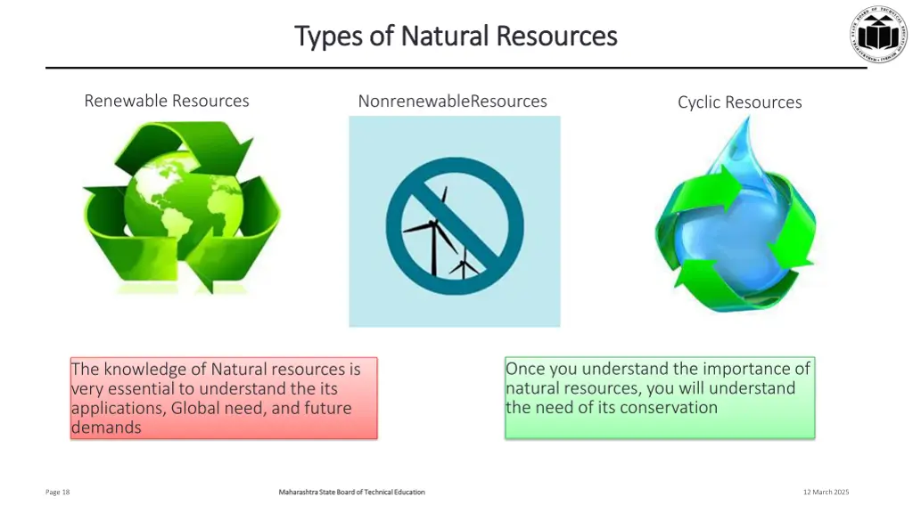 types of natural resources types of natural
