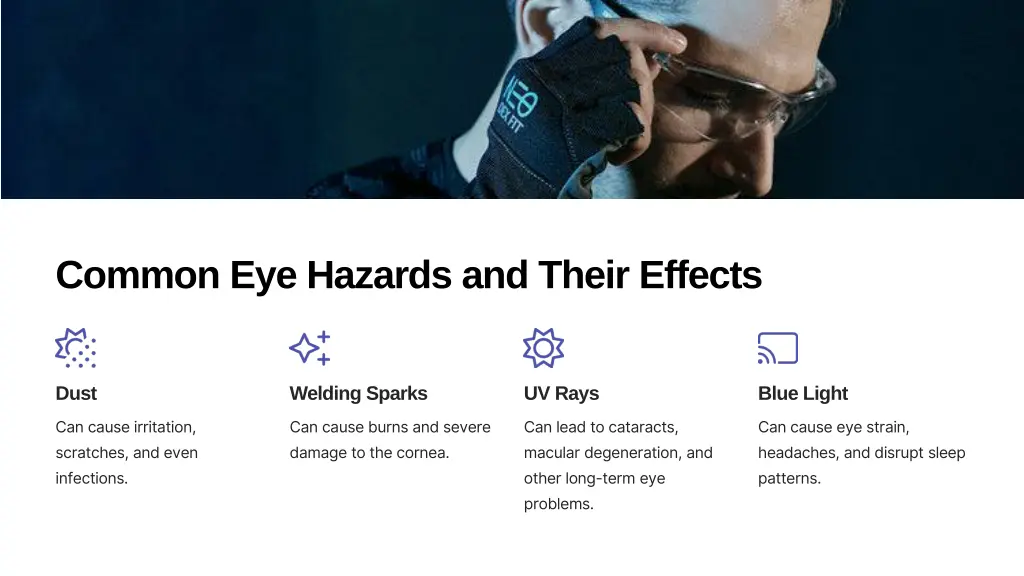 common eye hazards and their effects