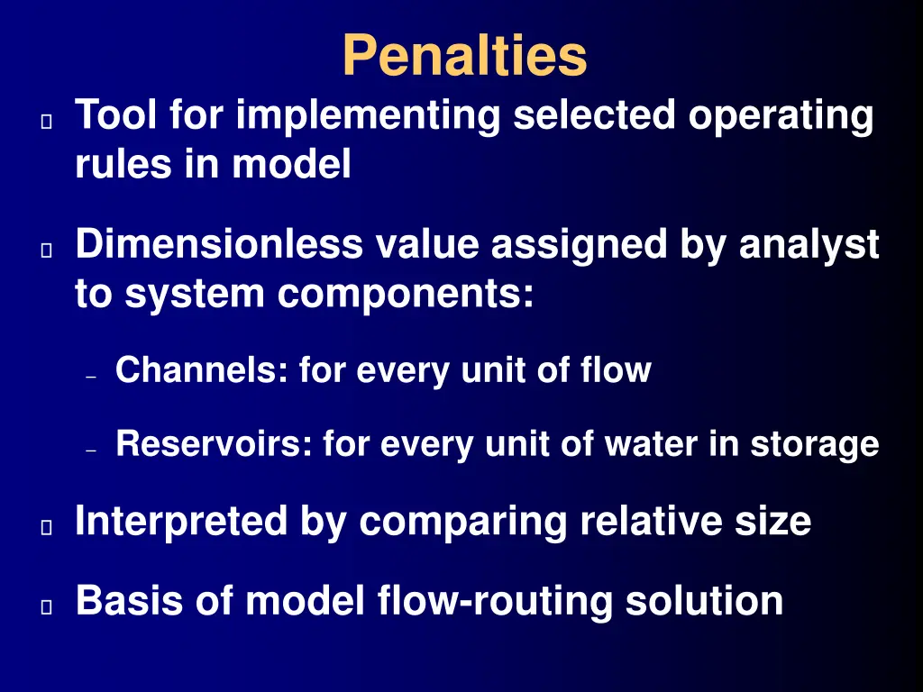 penalties