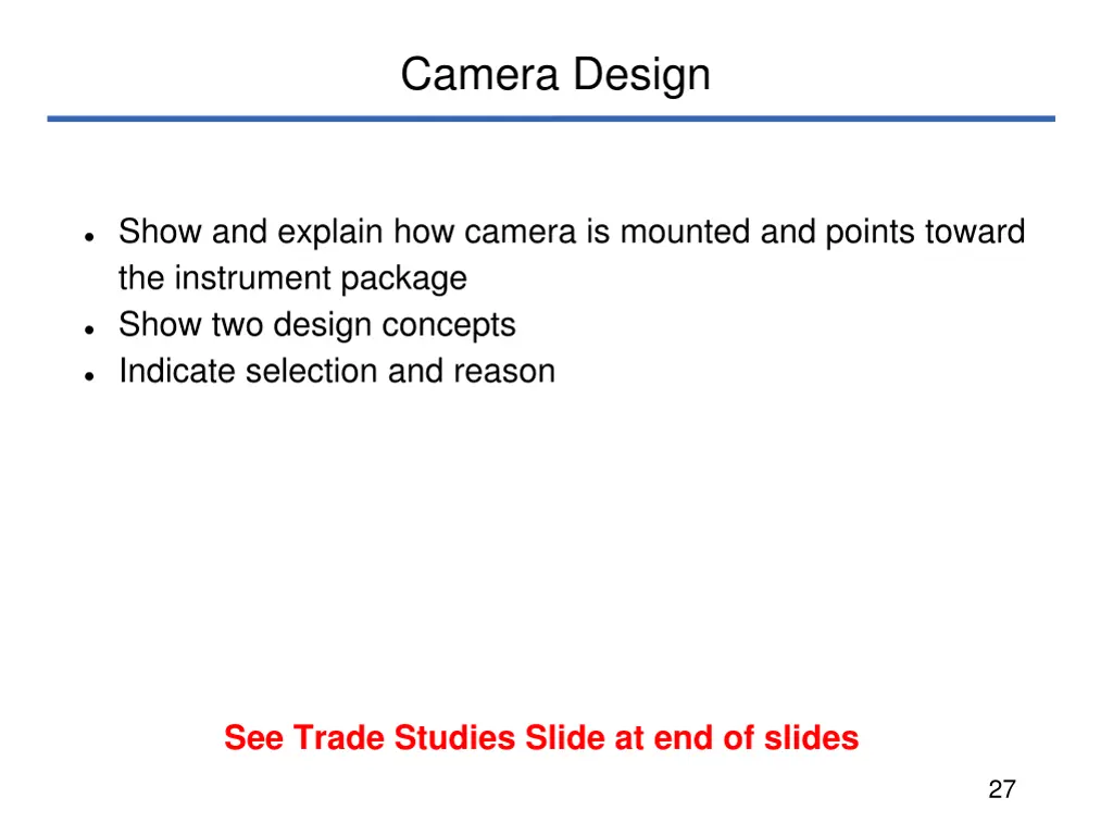 camera design