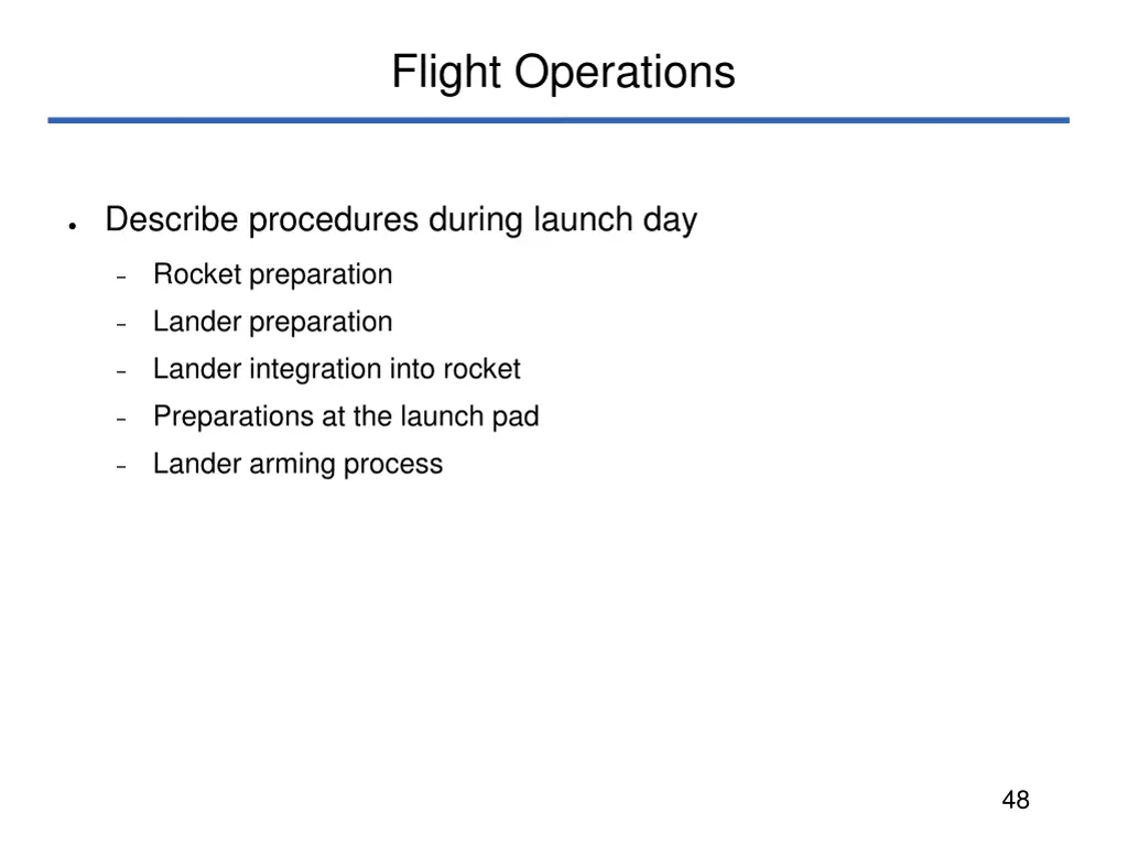flight operations