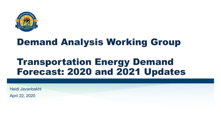 demand analysis working group