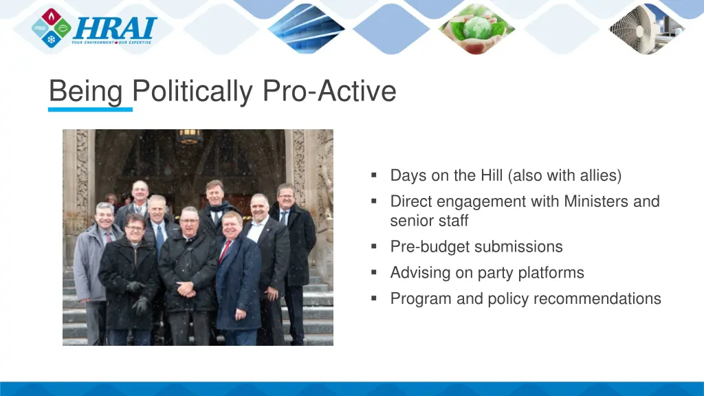 being politically pro active