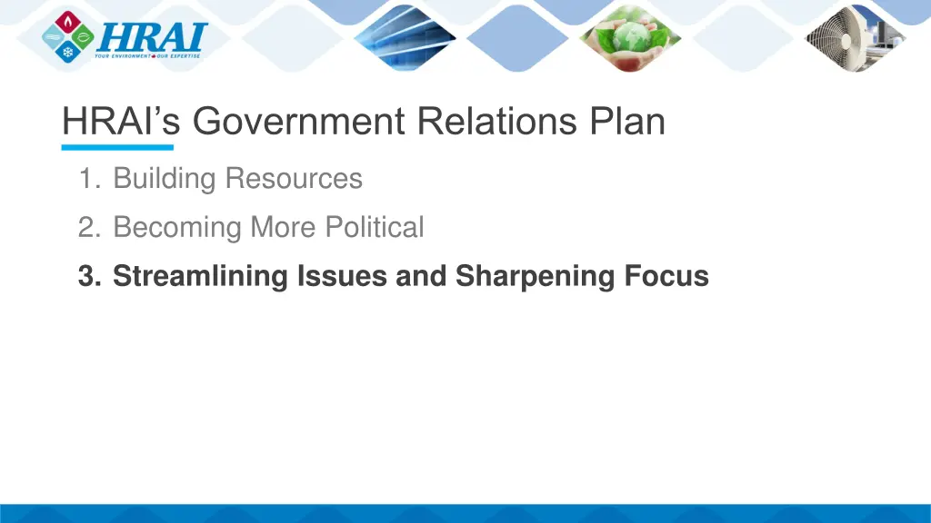 hrai s government relations plan 2