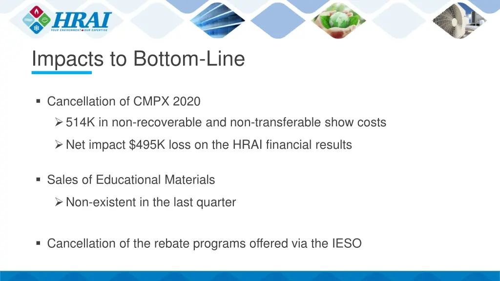 impacts to bottom line