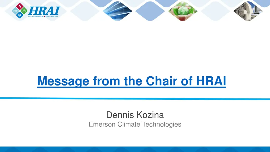 message from the chair of hrai