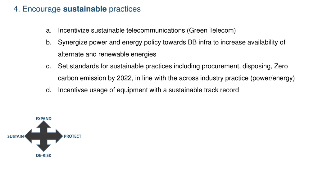 4 encourage sustainable practices