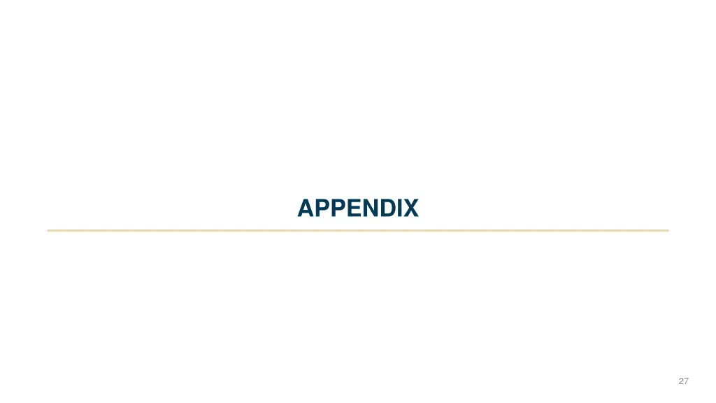 appendix