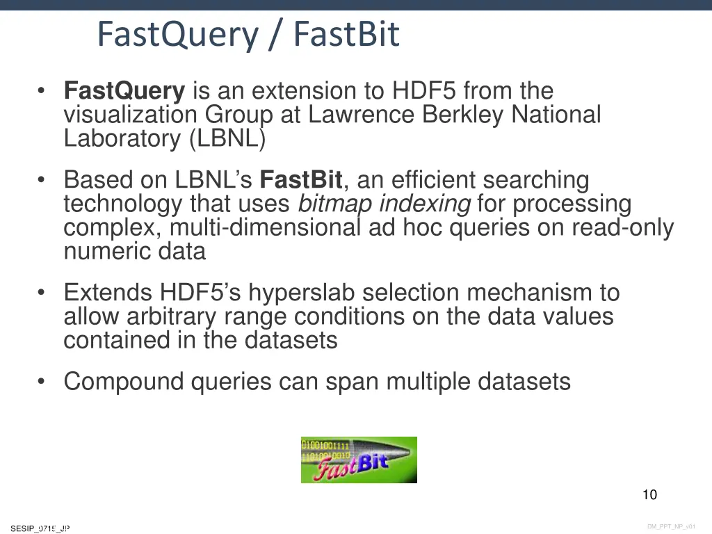 fastquery fastbit