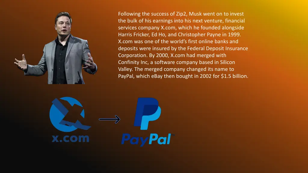 following the success of zip2 musk went