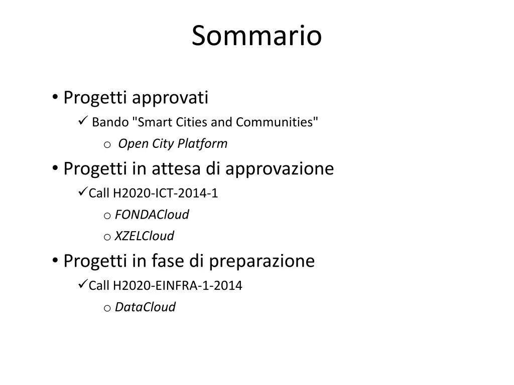 sommario