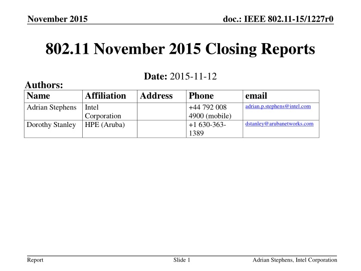 november 2015