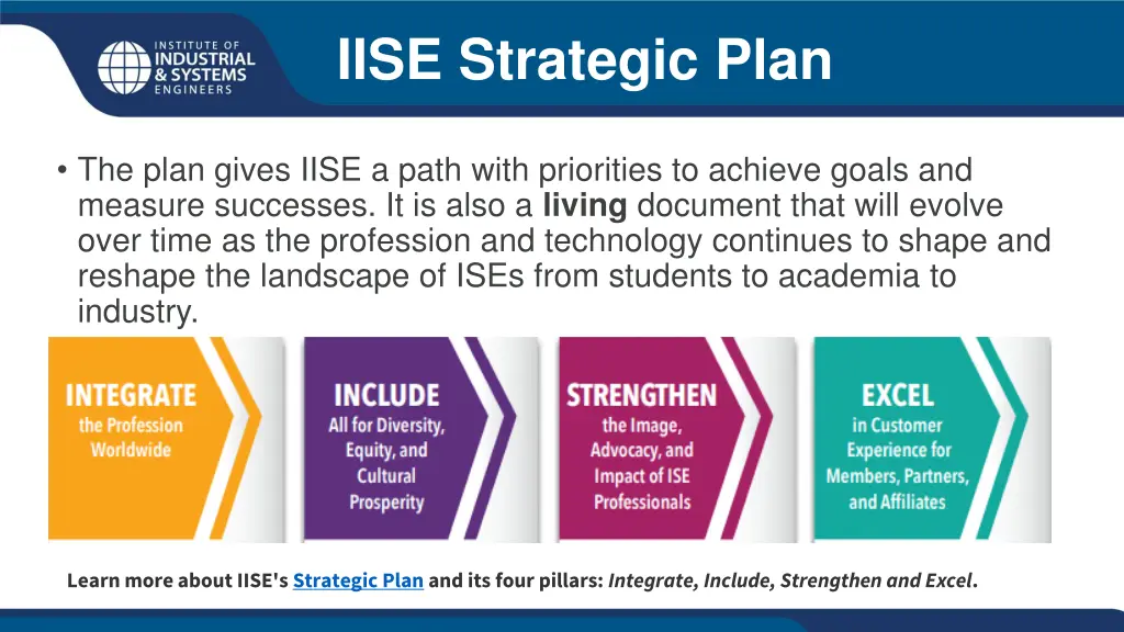 iise strategic plan